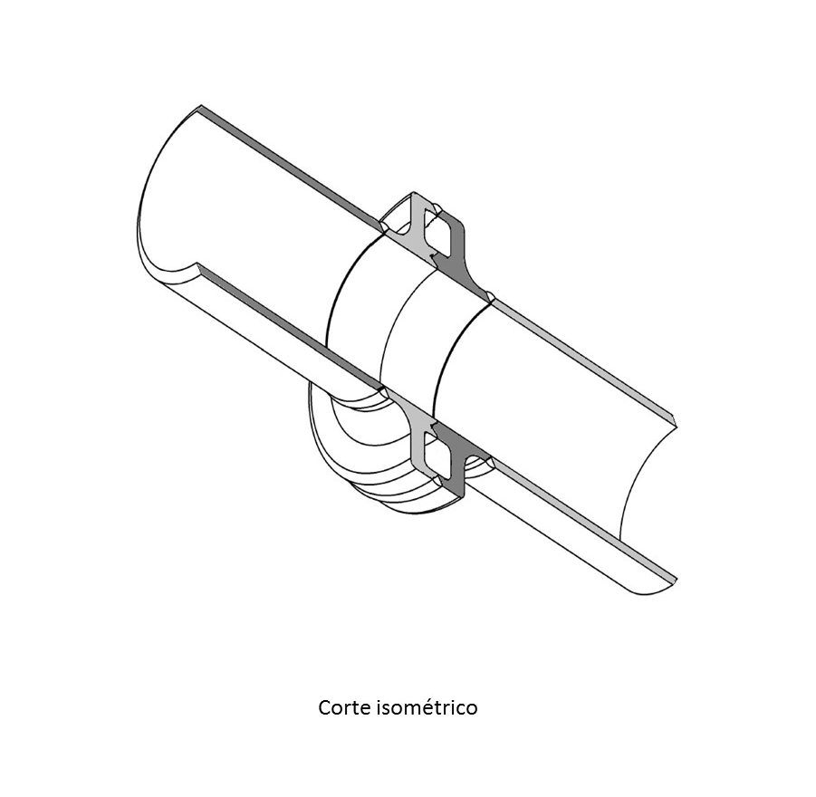 Corte Sidgman piping